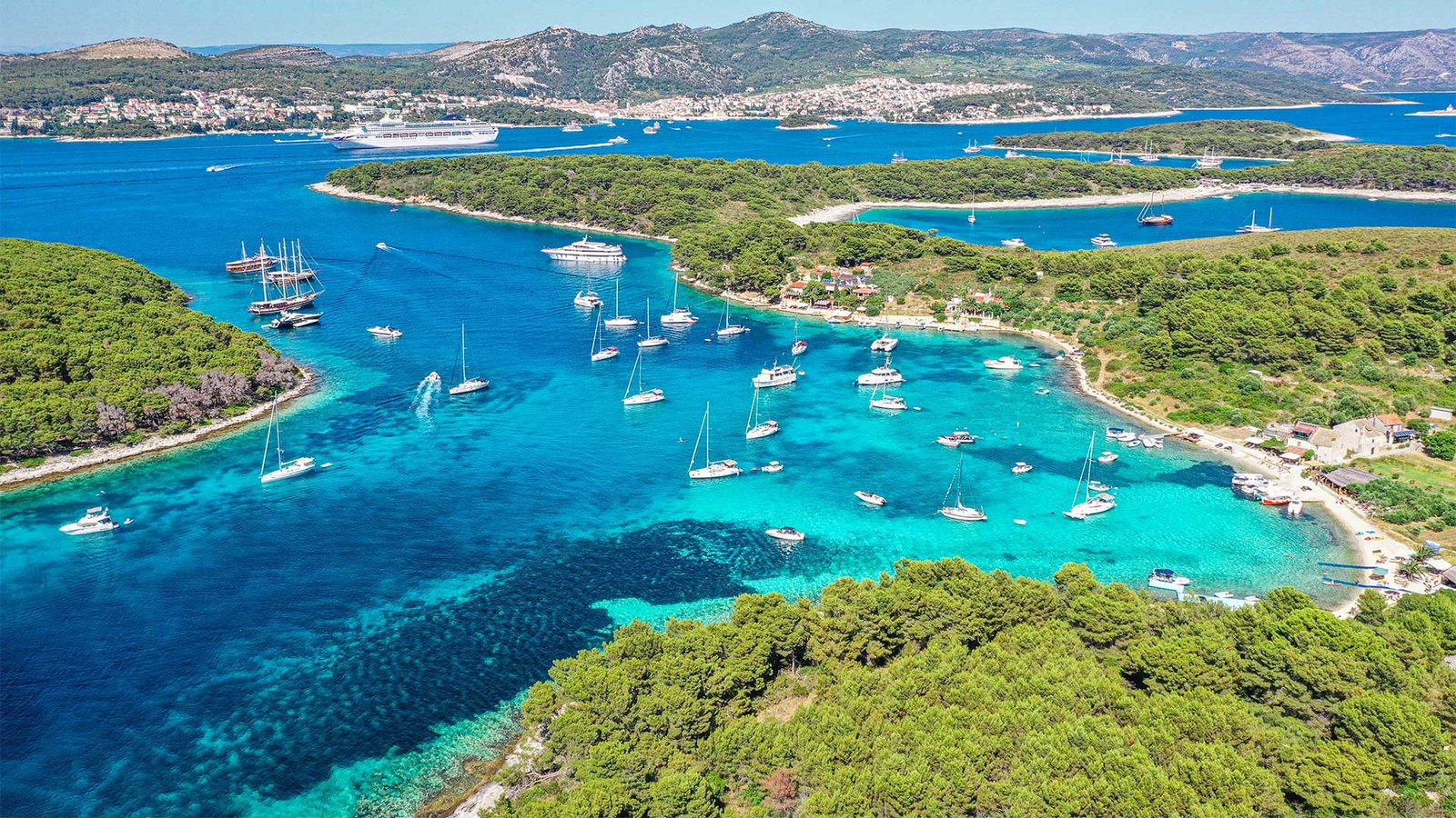 Krknjaši Bay — the Blue Lagoon near Drvenik Veli